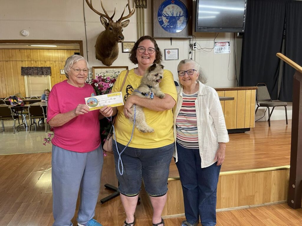 Winner of $100 off a spay / neuter coupon.